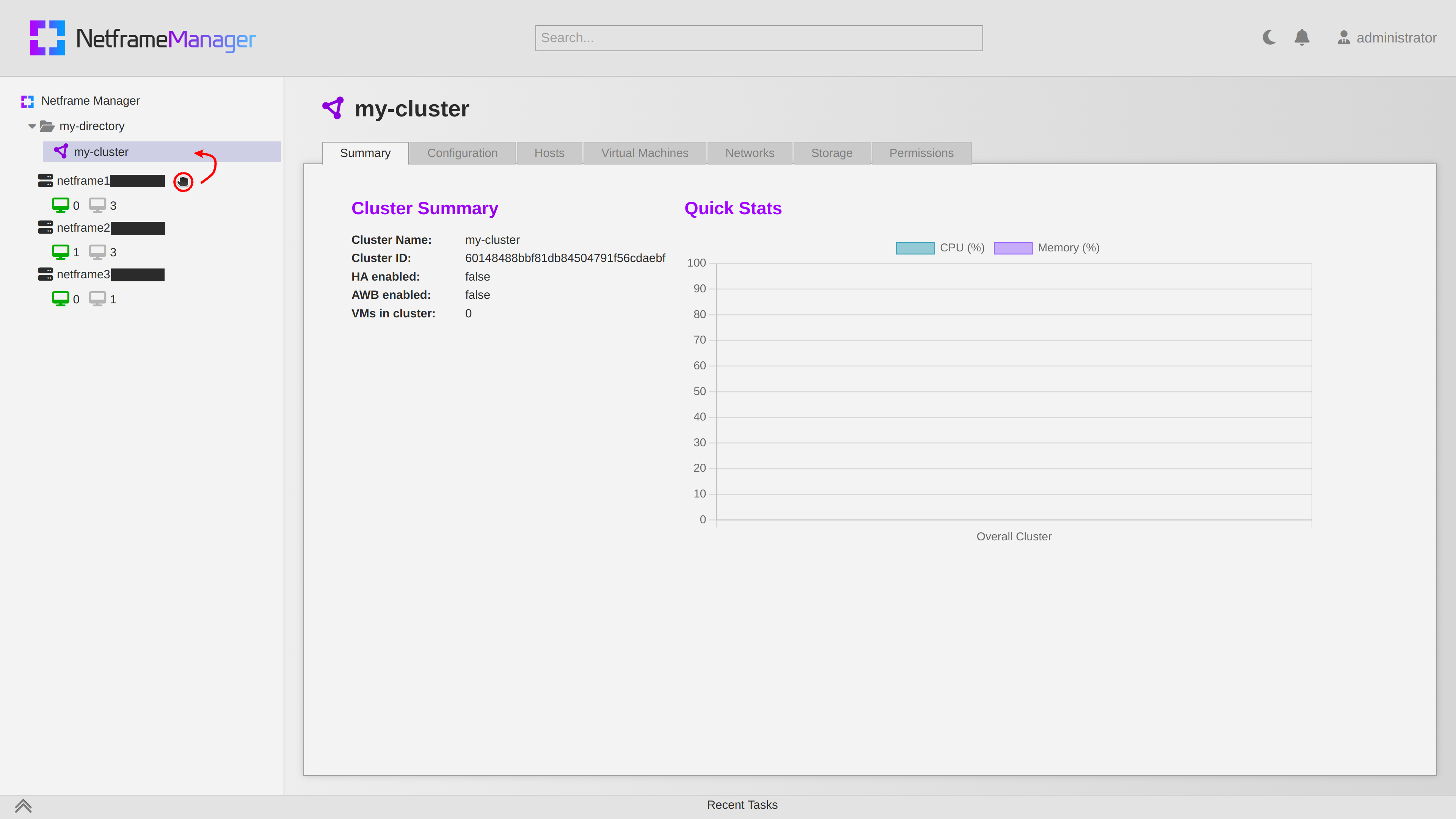 Host Groups and High Availability | Netframe Documentation